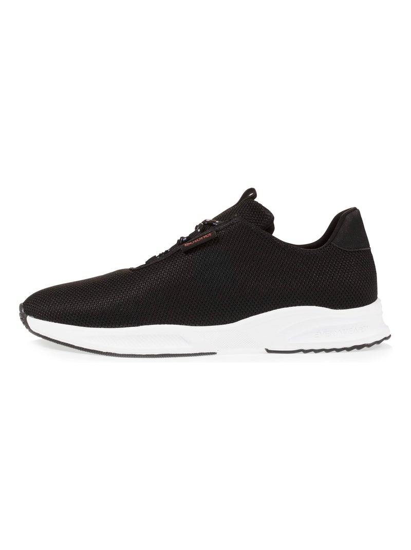 Sneakers Comfort in maglia  Isotoner Nero - Kiabi