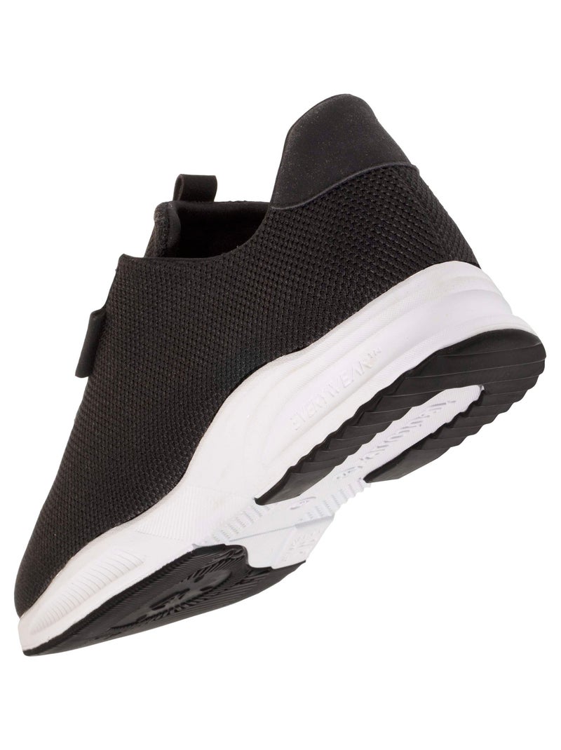 Sneakers Comfort in maglia  Isotoner Nero - Kiabi