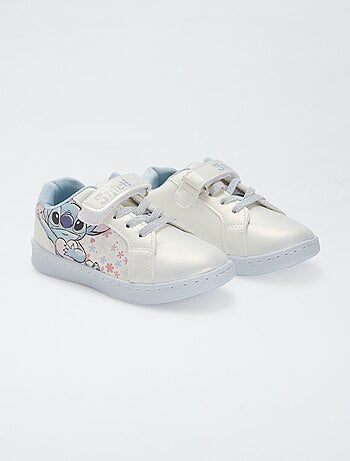 Sneakers con chiusura a strappo + lacci elasticizzati 'Stitch' 'Disney'