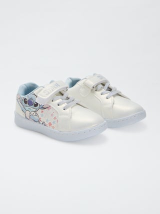 Sneakers con chiusura a strappo + lacci elasticizzati 'Stitch' 'Disney'
