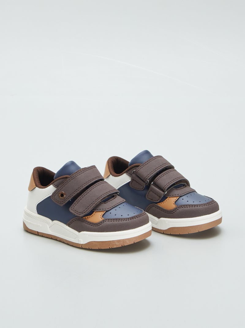 Sneakers con chiusure a strappo BLU - Kiabi