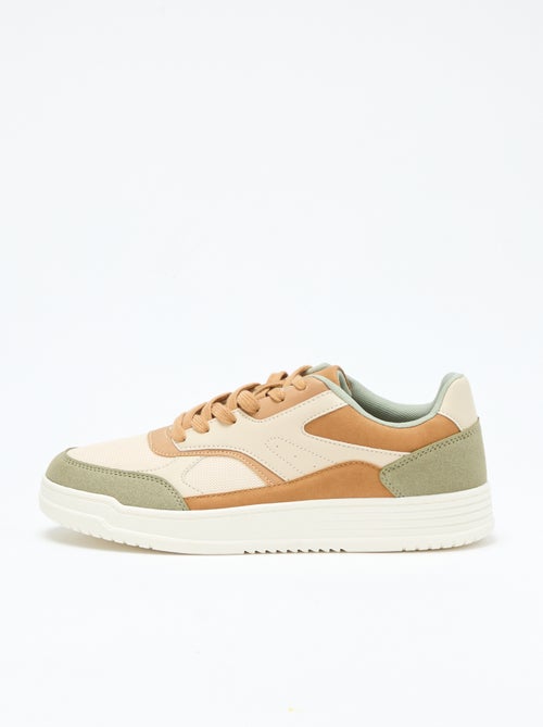 Sneakers con inserti tricolore - Kiabi