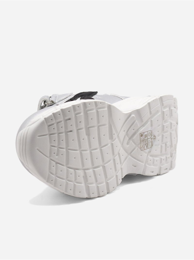 Sneakers con lacci Argento - Kiabi