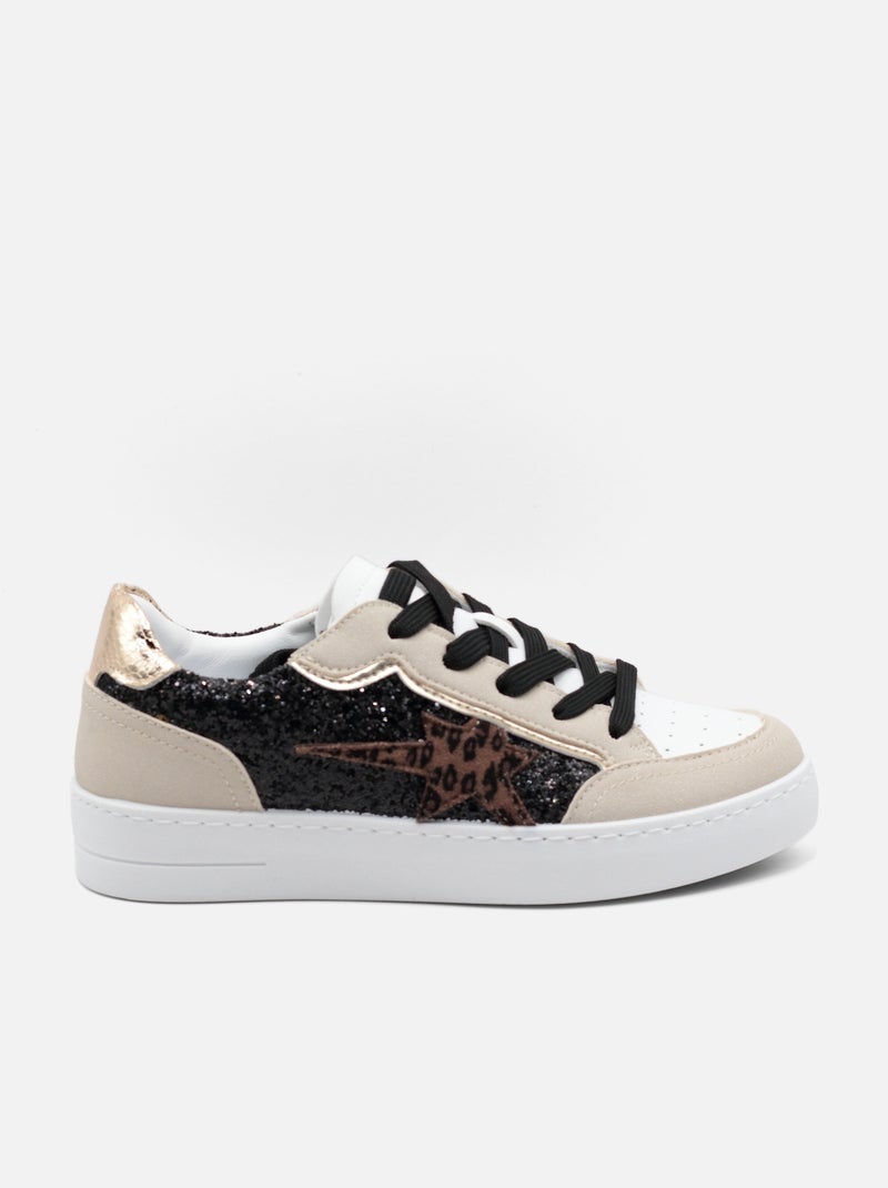 Sneakers con lacci Bianco - Kiabi