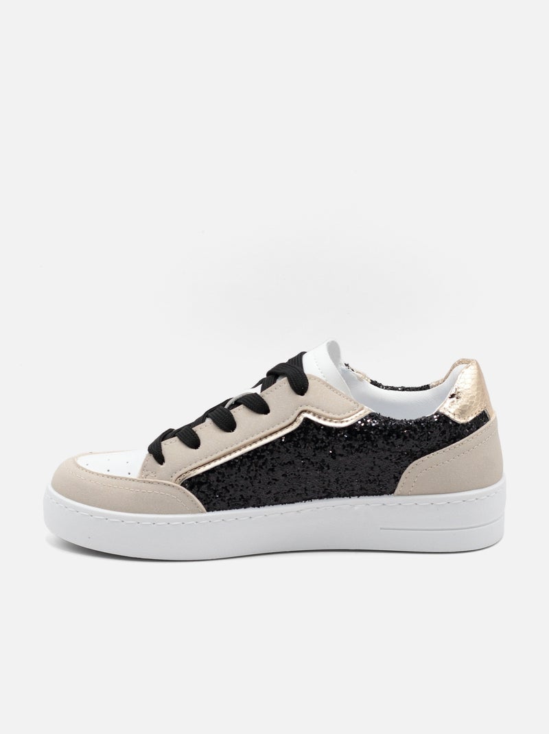 Sneakers con lacci Bianco - Kiabi