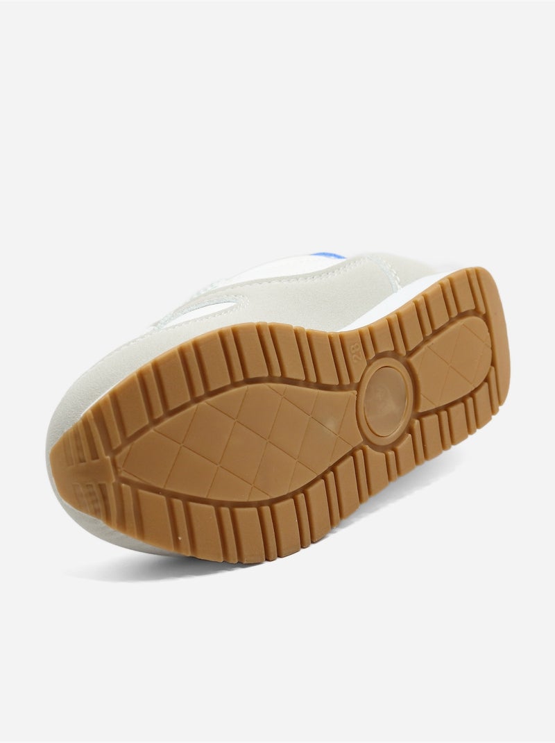 Sneakers con lacci Bianco - Kiabi