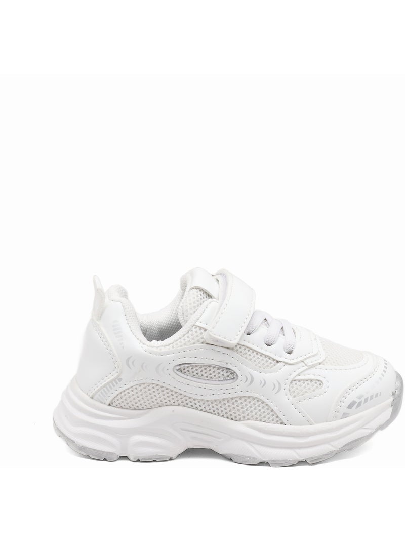 Sneakers con lacci Bianco - Kiabi