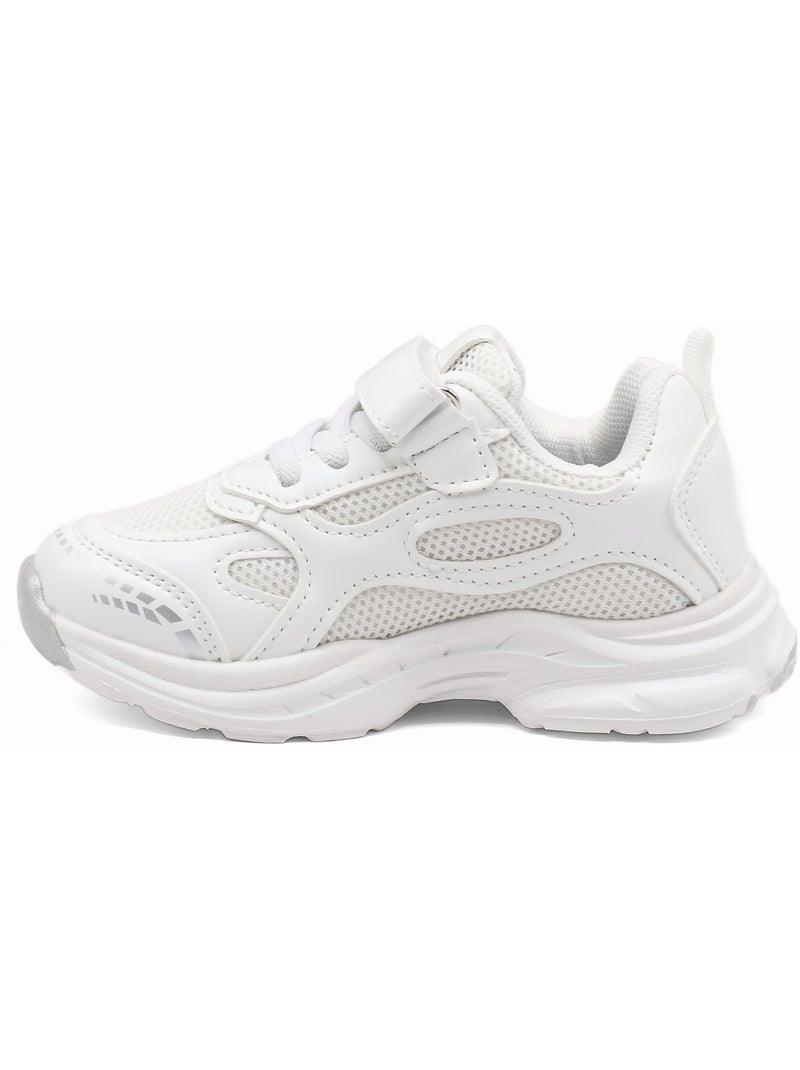 Sneakers con lacci Bianco - Kiabi
