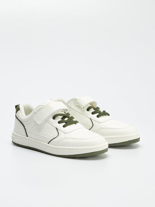 Sneakers con lacci elastici + strappi - Kiabi