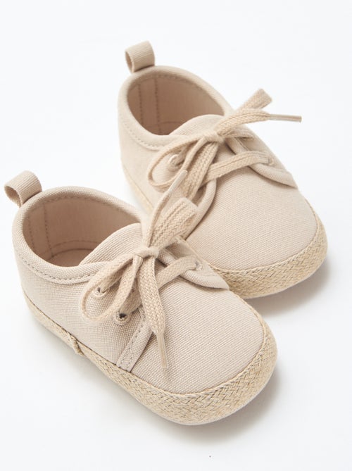 Sneakers con lacci in tessuto - Kiabi