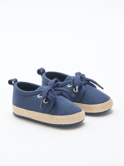 Sneakers con lacci in tessuto - Kiabi