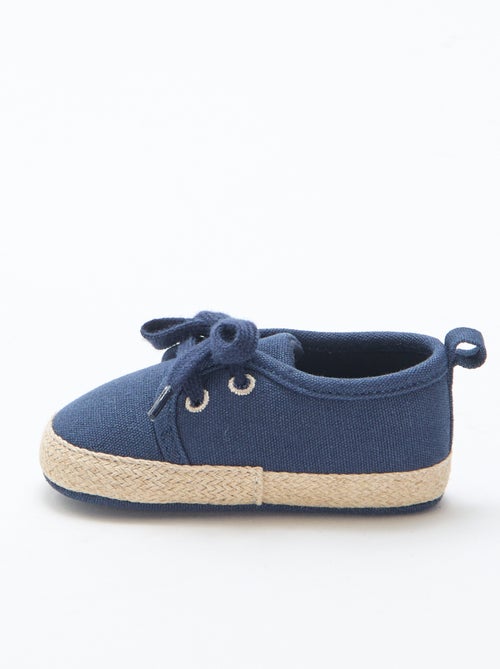 Sneakers con lacci in tessuto - Kiabi