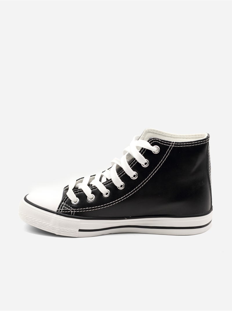 Sneakers con lacci Nero - Kiabi