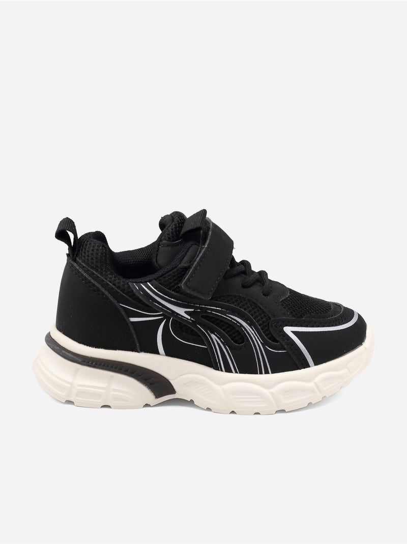 Sneakers con lacci Nero - Kiabi