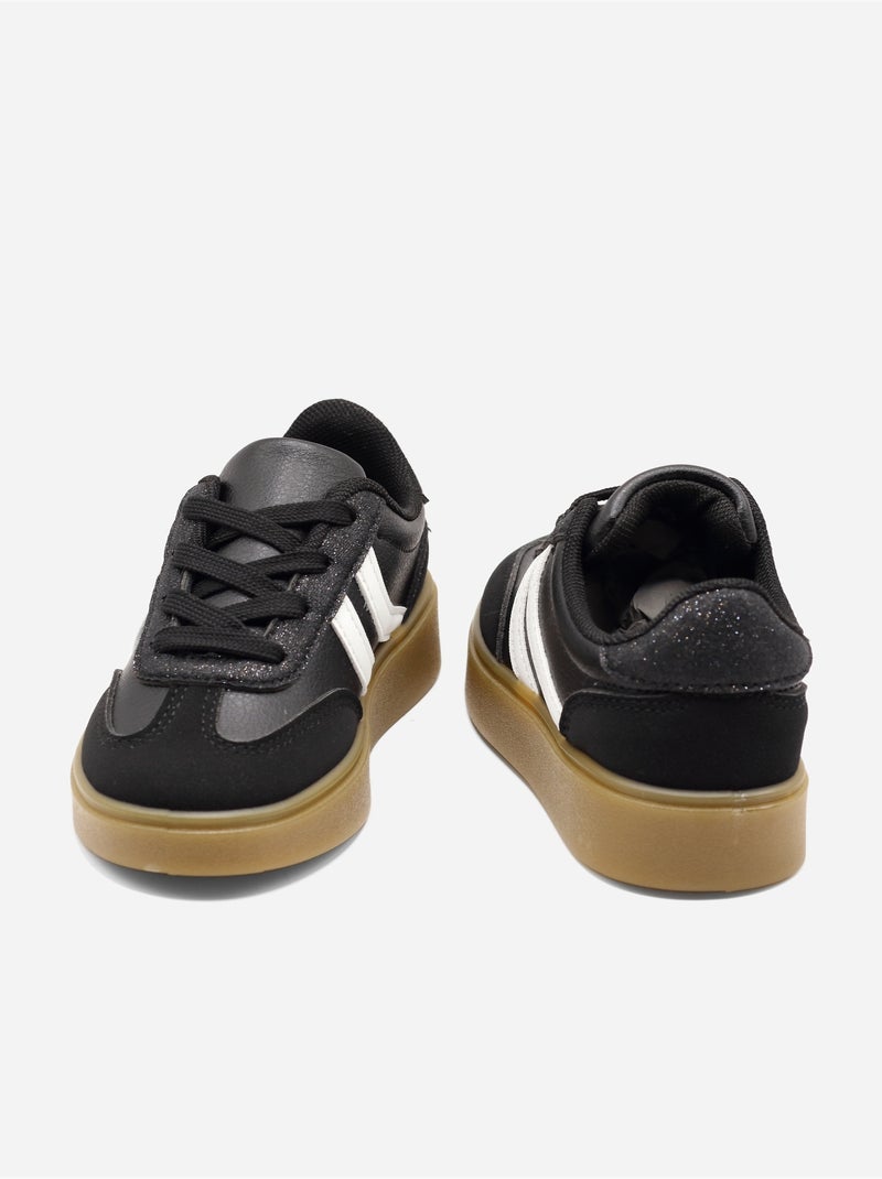 Sneakers con lacci Nero - Kiabi