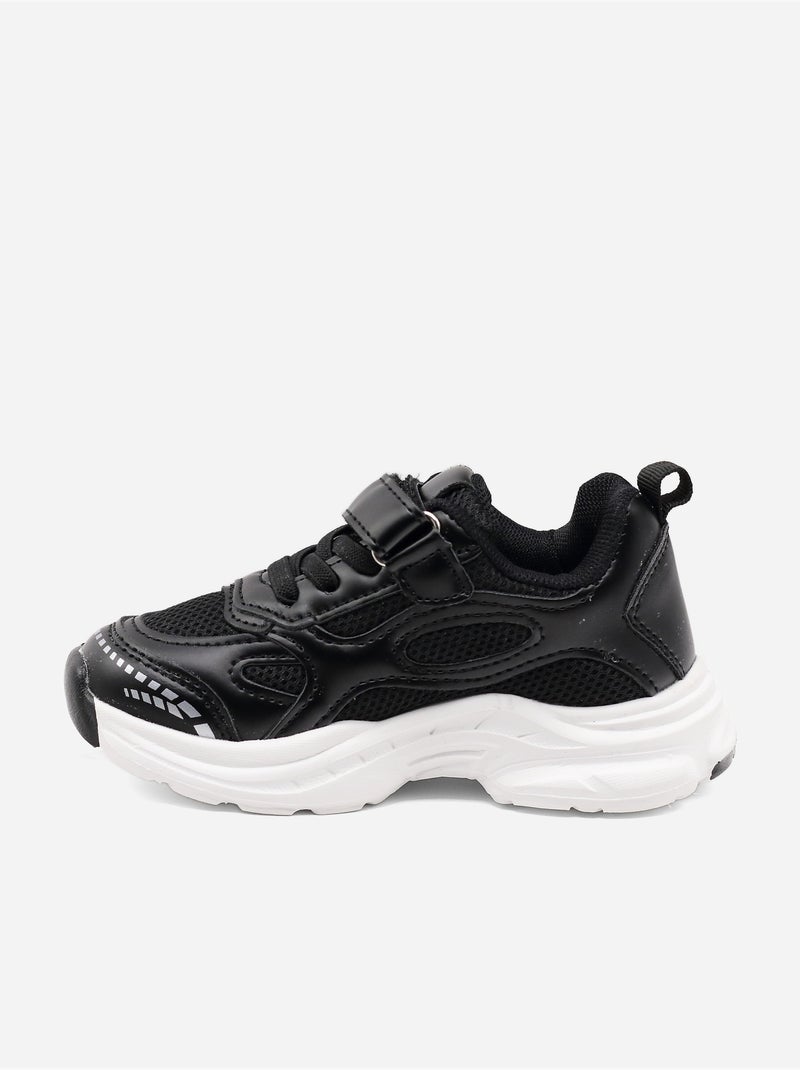 Sneakers con lacci Nero - Kiabi