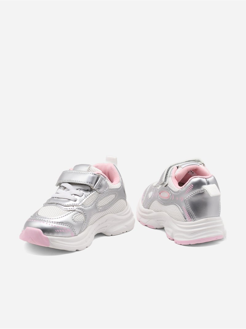 Sneakers con lacci Rosa - Kiabi