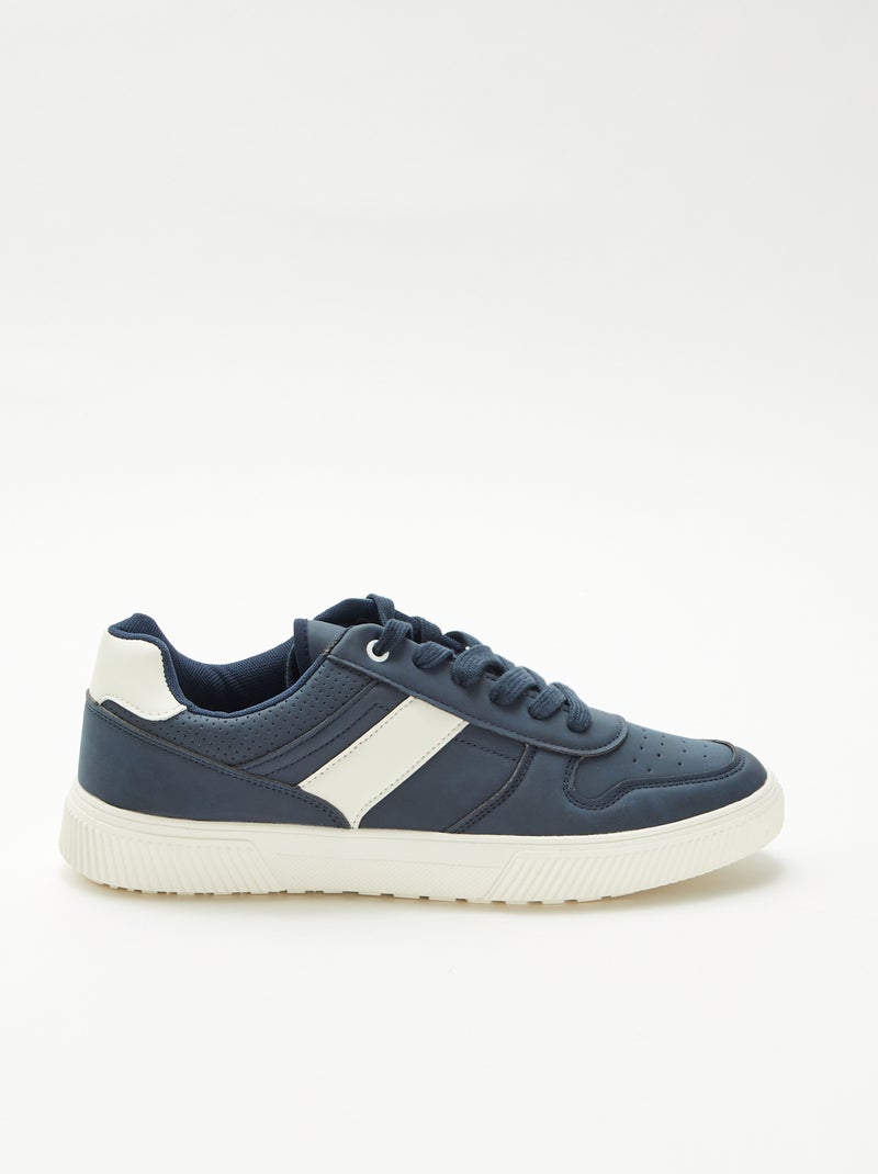 Sneakers con lacci tinta unita Blu - Kiabi