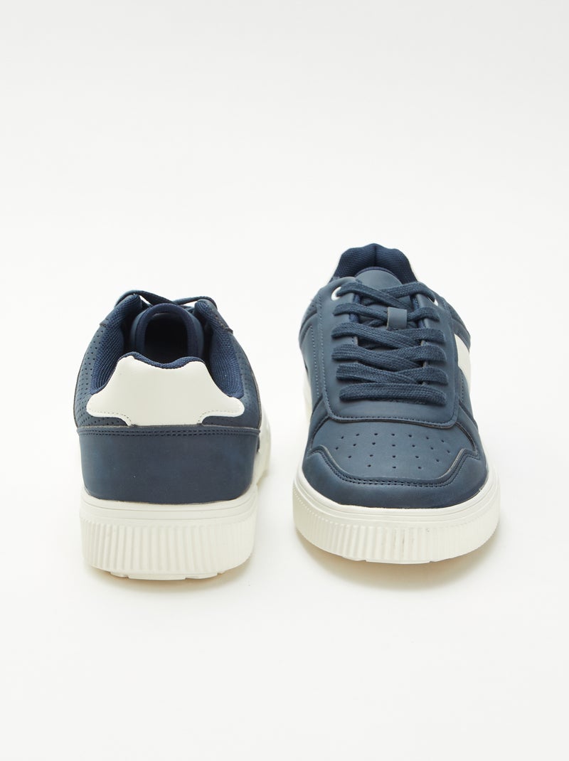 Sneakers con lacci tinta unita Blu - Kiabi