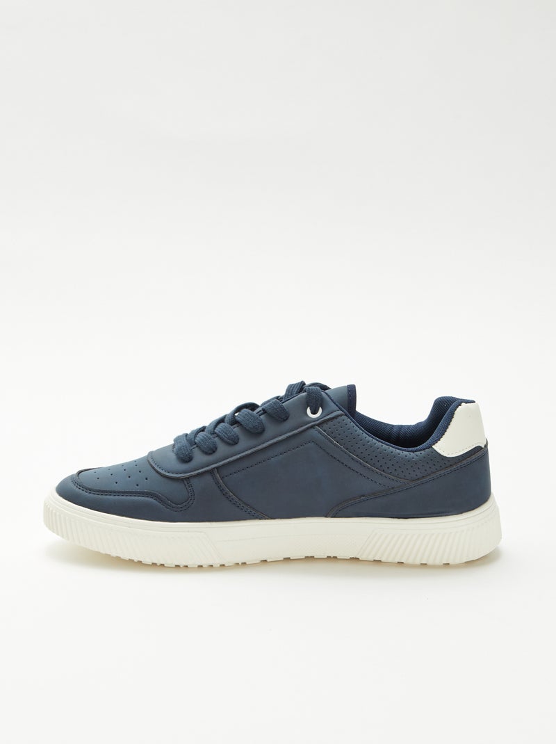 Sneakers con lacci tinta unita Blu - Kiabi