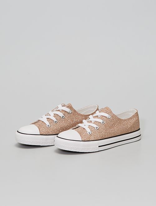 Sneakers con paillettes - beige scuro - Kiabi - 15.00€