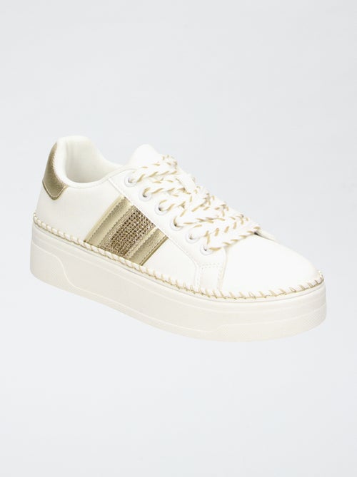 Sneakers con plateau - Kiabi