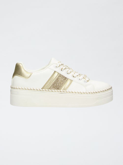 Sneakers con plateau - Kiabi