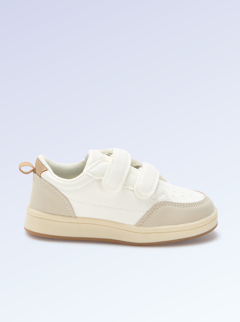 Sneakers con strappi - motricità 4 'camminare' - Kitchoun Beige - Kiabi