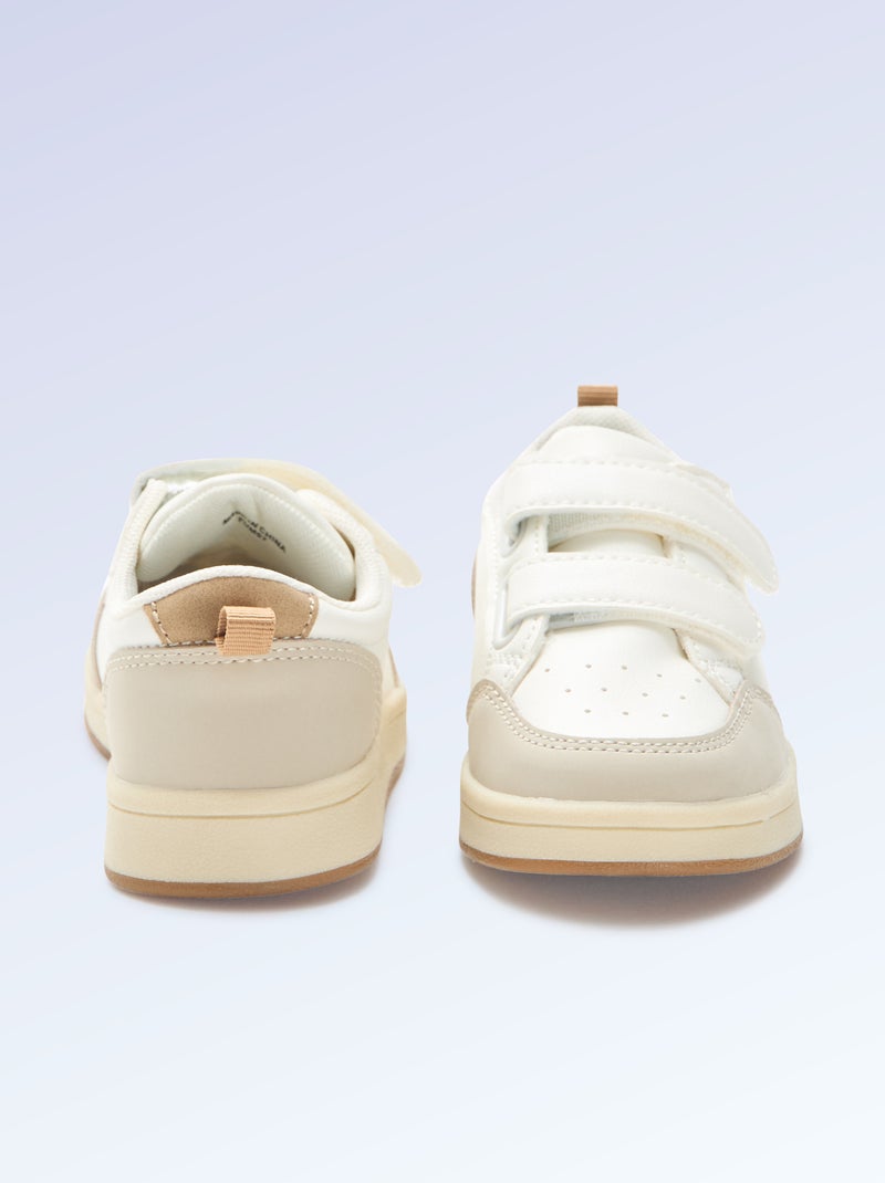 Sneakers con strappi - motricità 4 'camminare' - Kitchoun Beige - Kiabi