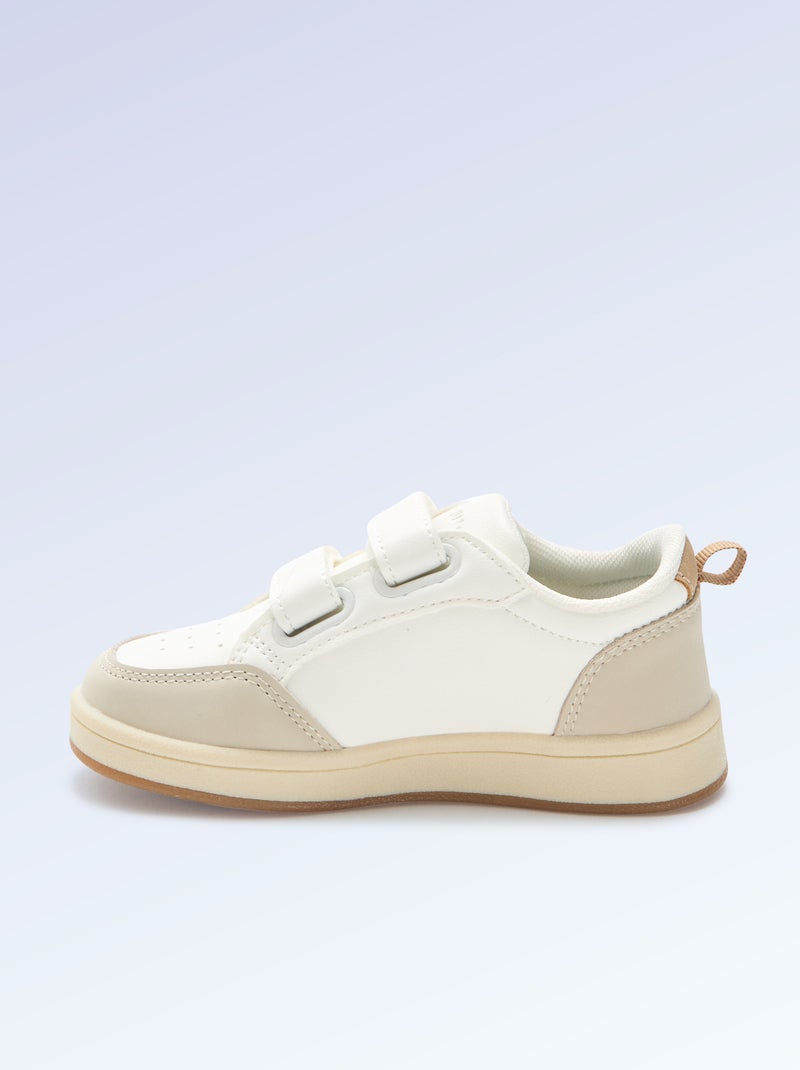 Sneakers con strappi - motricità 4 'camminare' - Kitchoun Beige - Kiabi