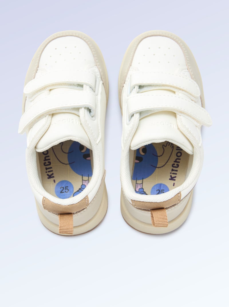 Sneakers con strappi - motricità 4 'camminare' - Kitchoun Beige - Kiabi