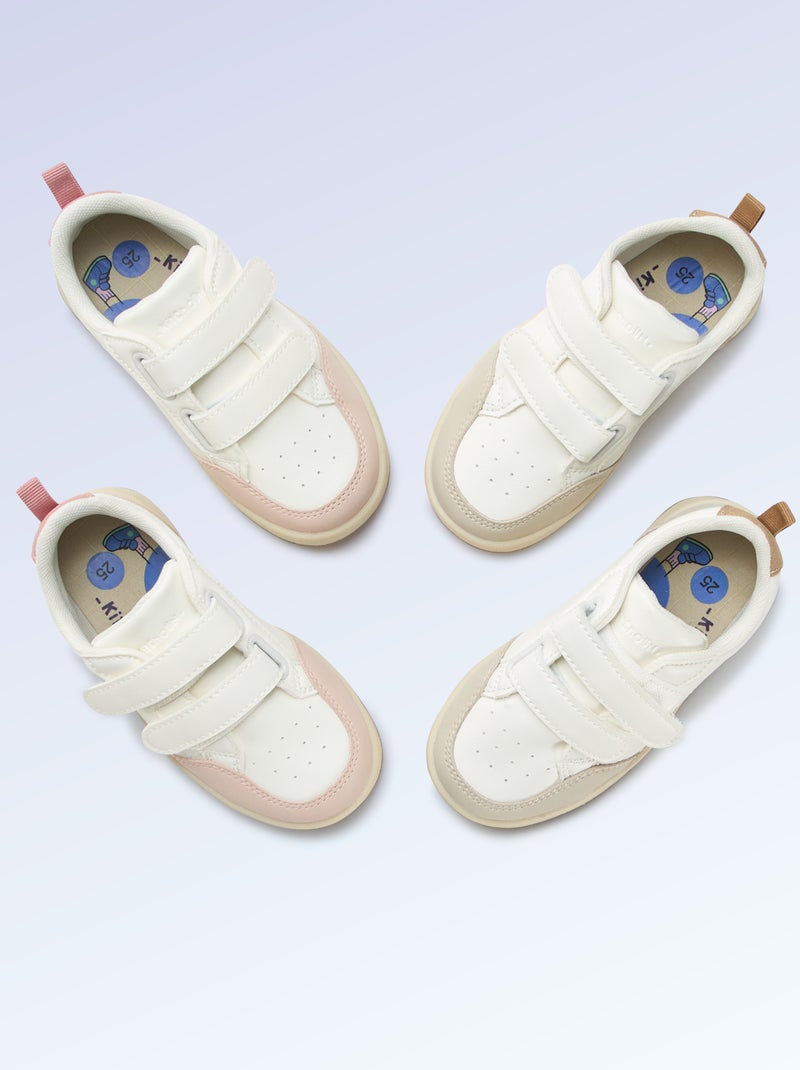 Sneakers con strappi - motricità 4 'camminare' - Kitchoun Beige - Kiabi