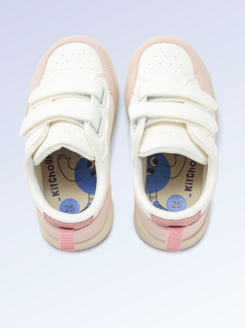 Sneakers con strappi - motricità 4 'camminare' - Kitchoun Rosa - Kiabi