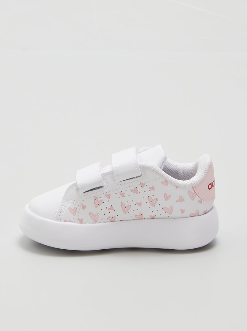 Sneakers con strappi 'Adidas' e motivo 'cuori' bianco - Kiabi