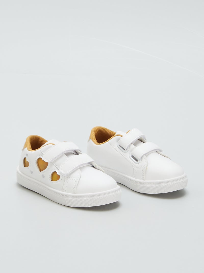 Sneakers con strappi BIANCO - Kiabi