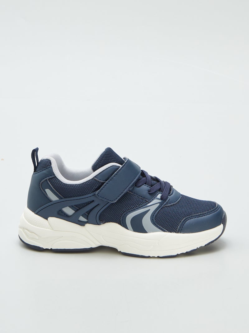 Sneakers con strappi e lacci BLU - Kiabi