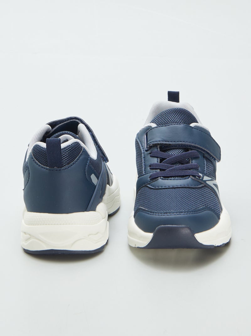 Sneakers con strappi e lacci BLU - Kiabi