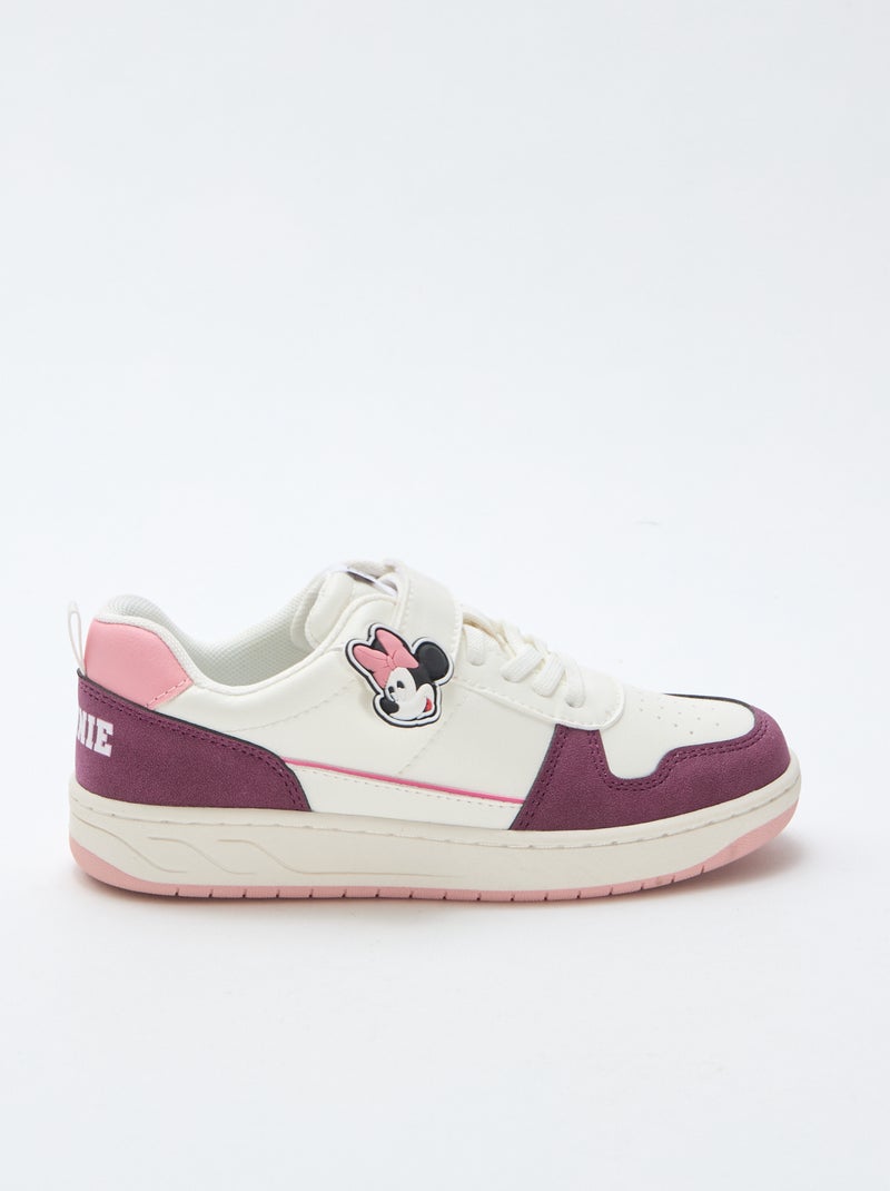 Sneakers con strappi e lacci "Minnie" "Disney" Bianco - Kiabi