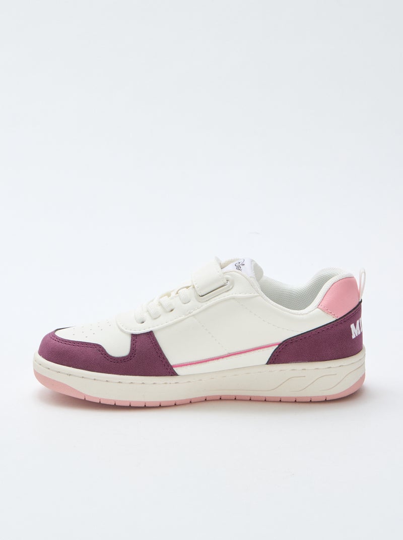 Sneakers con strappi e lacci "Minnie" "Disney" Bianco - Kiabi
