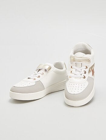 1paio di lacci colorati alla moda brillanti glitter scarpeScarpe sneaker  bianco casual sport