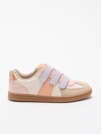 Sneakers con strappi multicolore