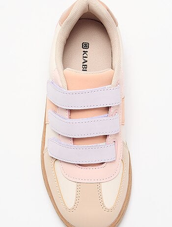 Sneakers con strappi multicolore