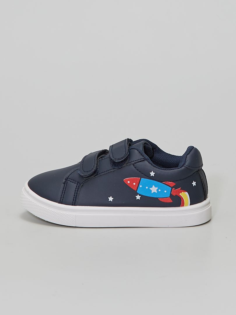Sneakers con strappi 'razzo' blu navy - Kiabi