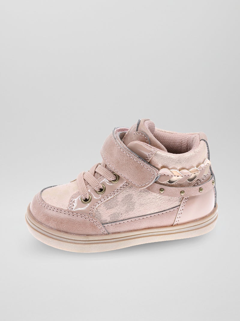 Sneakers con strappi rosa - Kiabi