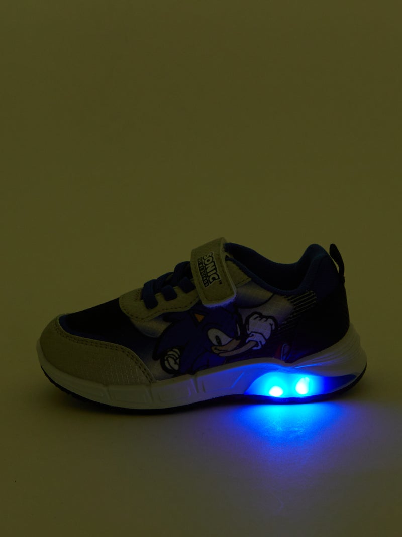 Sneakers con strappi 'Sonic' 'SEGA' luminose BEIGE - Kiabi