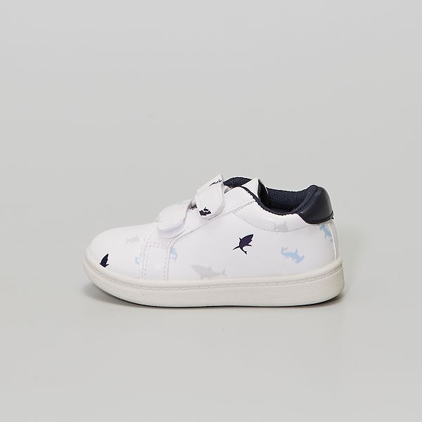 Sneakers con strappi 'squali' neonato - BIANCO - Kiabi - 18,00€