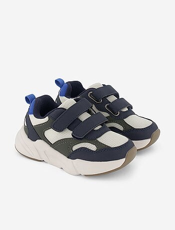 Sneakers con strappi tricolore