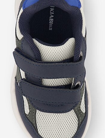 Sneakers con strappi tricolore