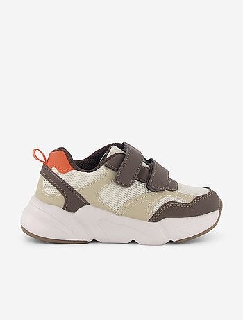 Sneakers con strappi tricolore