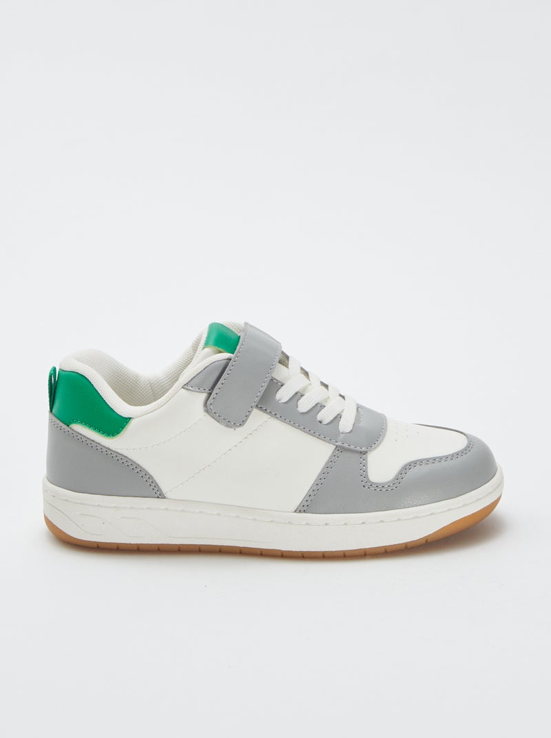 Sneakers con strappi Verde - Kiabi